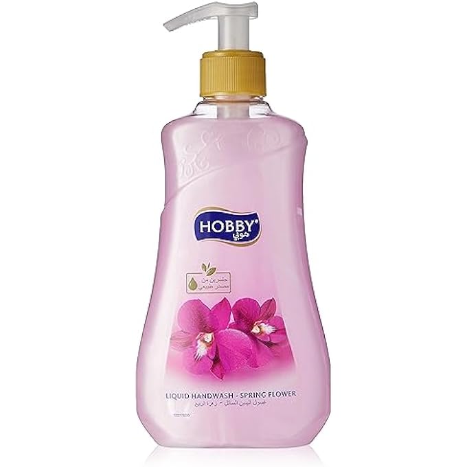 Hobby صابون سائل لليدين برائحة الزهور الربيعية | مضاد للبكتيريا وقيمة pH صديقة للبشرة | صابون مرطب بالجلسرين | 400 مل - Image 1